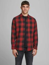 JACK & JONES Риза gingham twill - sportdepot - 38,33 лв