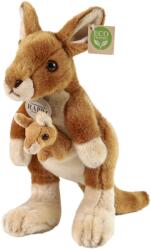 Rappa Jucărie de plus Rappa Eco Friends - Cangur cu bebeluș, în picioare 27 cm (960534)