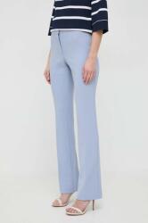 Marciano Guess nadrág JACQUELINE női, magas derekú testhezálló, 3YGB05 6869Z - kék 40