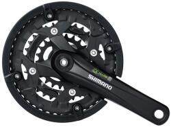 Shimano Alivio FC-T4010 Octalink hajtómű fekete láncvédővel (44/32/22 - 175mm) 9s