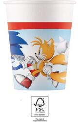 Procos Papír poharak - Sonic 200 ml 8 db