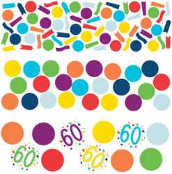 Amscan Színes születésnapi konfetti - 60