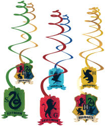 Amscan Dekorációs örvények - Harry Potter házak