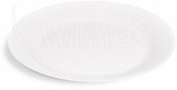 WIMEX s. r. o WIMEX s. r. o. Papír tányér (PAP Recy) fehér Ø23cm [100 db]