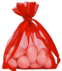 Santex Organza tasak - egyszínű Szín: Piros