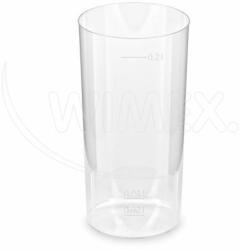WIMEX s. r. o WIMEX s. r. o. Műanyag pohár (PS) Longdrink Ø56mm 2cl/4cl/0, 2L [10 db]