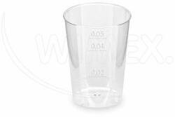 WIMEX s. r. o WIMEX s. r. o. Műanyag pohár (PS) Ø44mm 2cl/4cl/5cl [40 db]