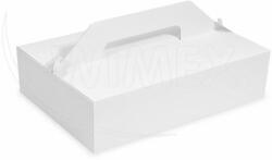 WIMEX s. r. o WIMEX s. r. o. Süteményes doboz (PAP) fehér 27 x 18 x 8 cm [50 db]