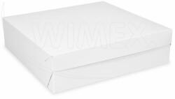 WIMEX s. r. o WIMEX s. r. o. Tortadoboz (PAP) fehér 22 x 22 x 9 cm [50 db]