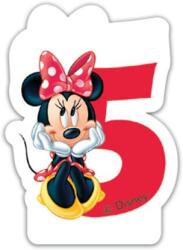 Procos Születésnapi gyertya - Minnie - 5-ös szám