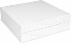 WIMEX s. r. o WIMEX s. r. o. Tortadoboz (PAP) fehér 32 x 32 x 10 cm [50 db]