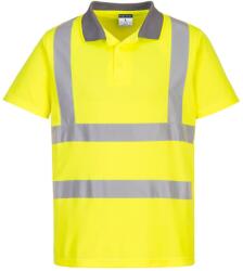 Portwest EC10 - Eco Hi-Vis pólóing S/S, sárga, 6 db/csomag (EC10YER4XL)