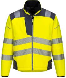 Portwest T402 - PW3 Hi-Vis softshell kabát, sárga/szürke (T402YGYS) - munkavedelemzona