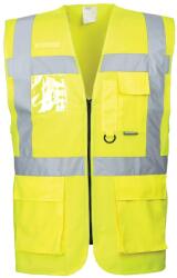 Portwest S476 - Jól láthatósági vezetői mellény, sárga (S476YER6XL) - munkavedelemzona