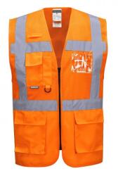 Portwest C496 - Madrid hálós vezetői mellény, narancs (C496ORRL) - munkavedelemzona