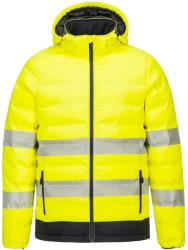 Portwest S548 - Hi-Vis Ultrasonic fűthető kabát, sárga/fekete (S548YBRXXL) - munkavedelemzona