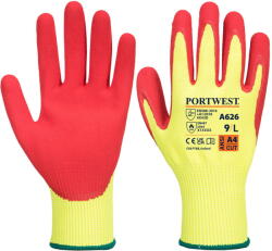 Portwest A626 - Vis-Tex Cut D13 vágásbiztos nitril kesztyű Cut D, sárga/piros (A626Y5RXXL)