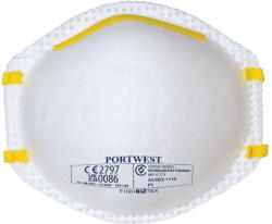 Portwest P100 - FFP1 pormaszk, 20 db/csomag (P100WHR) - munkavedelemzona
