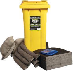 Portwest SM33 - 120 literes ipari gyorsbeavatkozó szorbens készlet, szürke (SM33GRR)