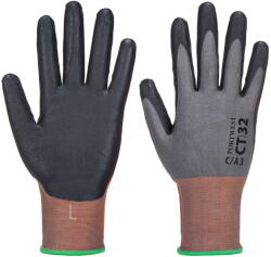 Portwest CT32 - CT CUT C21 vágásbiztos nitril hab kesztyű Cut C, szürke/fekete (CT32G8RM)