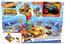 Mattel Hot Wheels - Monster Trucks Live Aréna Középdöntő - Autóugrás kihívás (HNB92/HNB94)