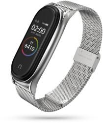 Okosóra Szíj Doop Milanese Loop Xiaomi Mi Smart Band 5 / 6 / 6 Nfc Silver