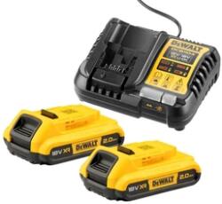 DEWALT DCB1104D2 akkumulátor és töltő szett 18 V | 2 Ah (DCB1104D2-QW)