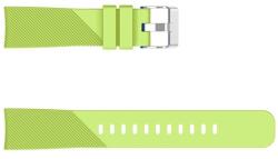 gigapack pótszíj (univerzális, 20 mm, szilikon, állítható, csíkos minta) neonzöld (GP-82562)