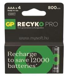 GP Batteries GP ReCyko Pro NiMH Akkumulátor HR03 (AAA) 4db (B26184) (B26184)