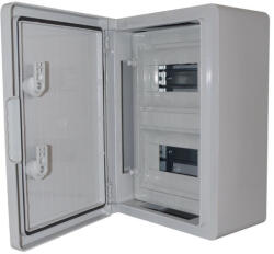 Stilo műanyag elosztószekrény maszkolt 350x250x150mm, 2x8 modul, IP65, ABS - STI1764 (STI1764)