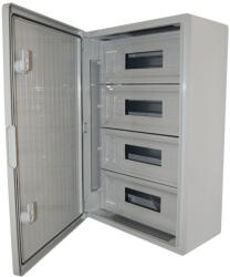 Stilo műanyag elosztószekrény maszkolt 600x400x200mm, 4x15 modul, IP65, ABS - STI1767 (STI1767)