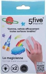 5Five tisztító csodaszivacs - Melamin nano szivacs fehér 2 darab