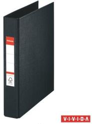 Esselte Gyűrűs könyv, 2 gyűrű, 42 mm, A5, PP, ESSELTE "Standard", Vivida fekete (E47687) - primatinta