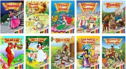 Arves Carti de citit si colorat povesti - set 10 povesti in format B5 ARVSET6 Carte de colorat