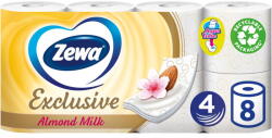 Zewa Hartie igienica Zewa Exclusive Almond Milk, 4 straturi, 8 role (7322540837933)