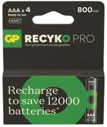 GP Batteries GP ReCyko Pro NiMH Akkumulátor HR03 (AAA) 4db B26184 (B26184)