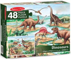 Melissa & Doug Puzzle pentru podea Melissa & Doug - Dinozauri, 48 de piese (10421) Puzzle