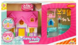 Hommy Set de joaca, Hommy, Casa cu 2 etaje, Roz Papusa