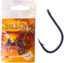  Golden Lake horog 2015 black nickel füles pontyos horog 1 (BP-G201501)