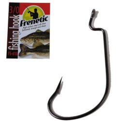 Frenetic horog FS610 black nikkel drop shot offset horog 2 (BP-FS61002)