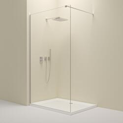 Erga Paris, Walk-In zuhany paraván 120x200 cm, 8mm átlátszó üveg, króm profil, ERG-V02-PARIS-120x200-CL-CR (ERG-V02-PARIS-120X200-CL-CR)