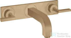 Hansgrohe AXOR Citterio falsík alatti mosdó csaptelep 22, 6 cm-es kifolyóval, szálcsiszolt bronz 39148140 (39148140)