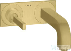 Hansgrohe AXOR Citterio falsík alatti mosdó csaptelep dekorlappal, szálcsiszolt sárgaréz hatású 39112950 (39112950)