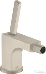 Hansgrohe AXOR Citterio bidé csaptelep automata leeresztővel, Szálcsiszolt nikkel 39210820 (39210820)