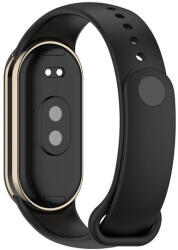 Xiaomi Mi Smart Band 8, szilikon pótszíj, állítható, fekete