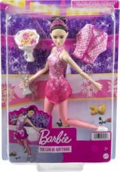 Mattel Papusa Barbie Winter Sports Patinatoare pe Gheata HHY27 Papusa Barbie