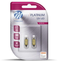 m-tech LED Sofita C5W 36mm Canbus 9XSMD5630 OSRAM LED (hidegfehér) - M-TECH