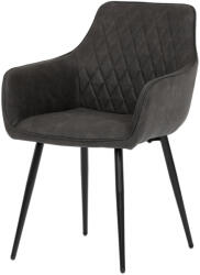 Artium Modern Karos Étkezőszék Fekete Szövet Kárpitozással DCH-225 (DCH-225_BK3)