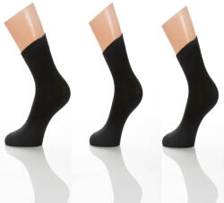 Szuntex zokni SZUNTEX GUMI NÉLKÜLI VASTAG zokni 3 pár/cs FEKETE 45-46 33393