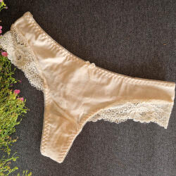 Lemila Női féltanga pamut csipke díszítéssel Test, L 30338